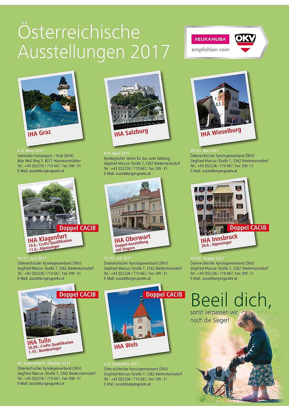 ÖKV Ausstellungskalender 2017
